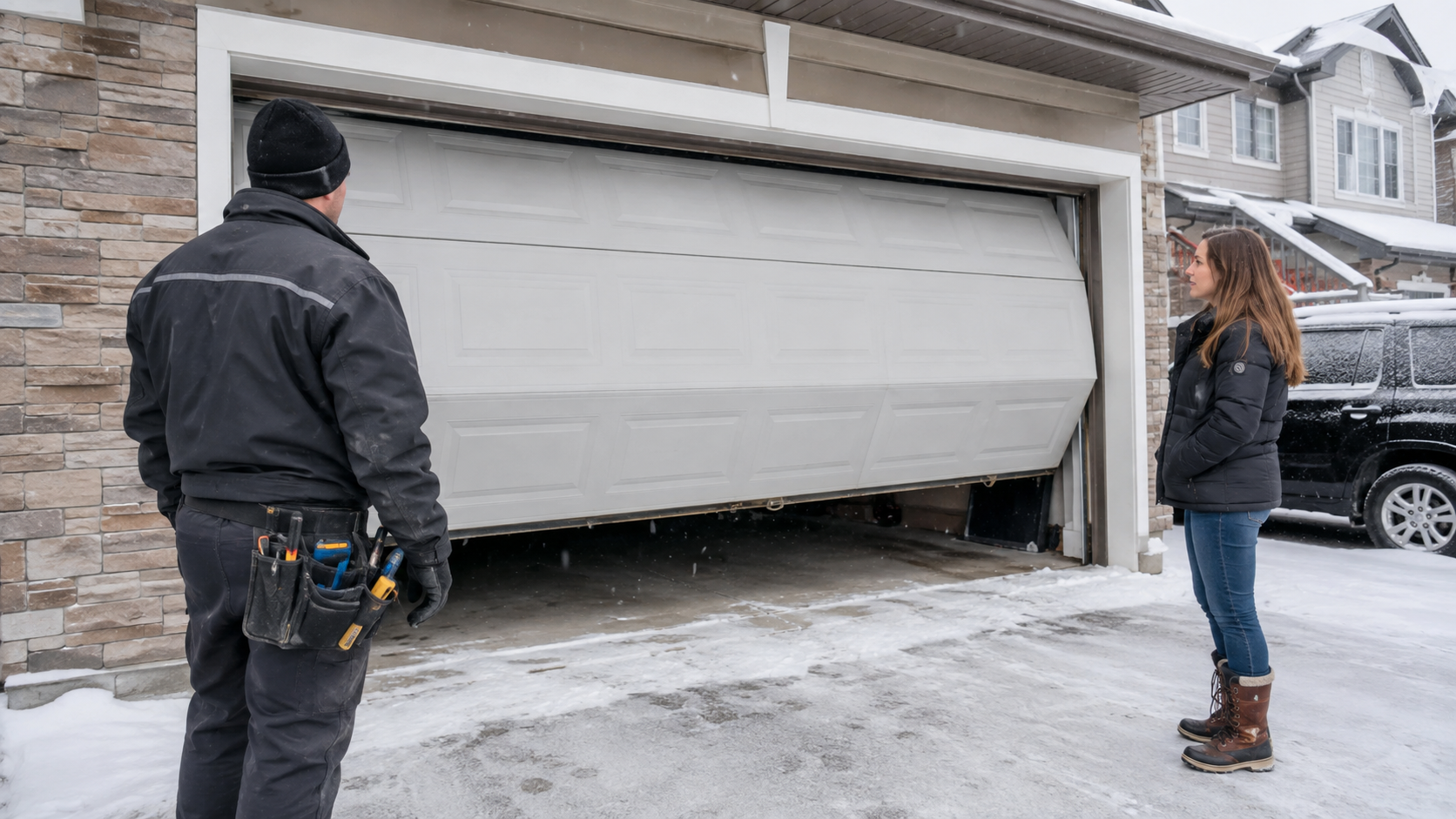 Emergency Garage Door Repair Calgary: When It Is Urgent image for Calgary garage door guidance
