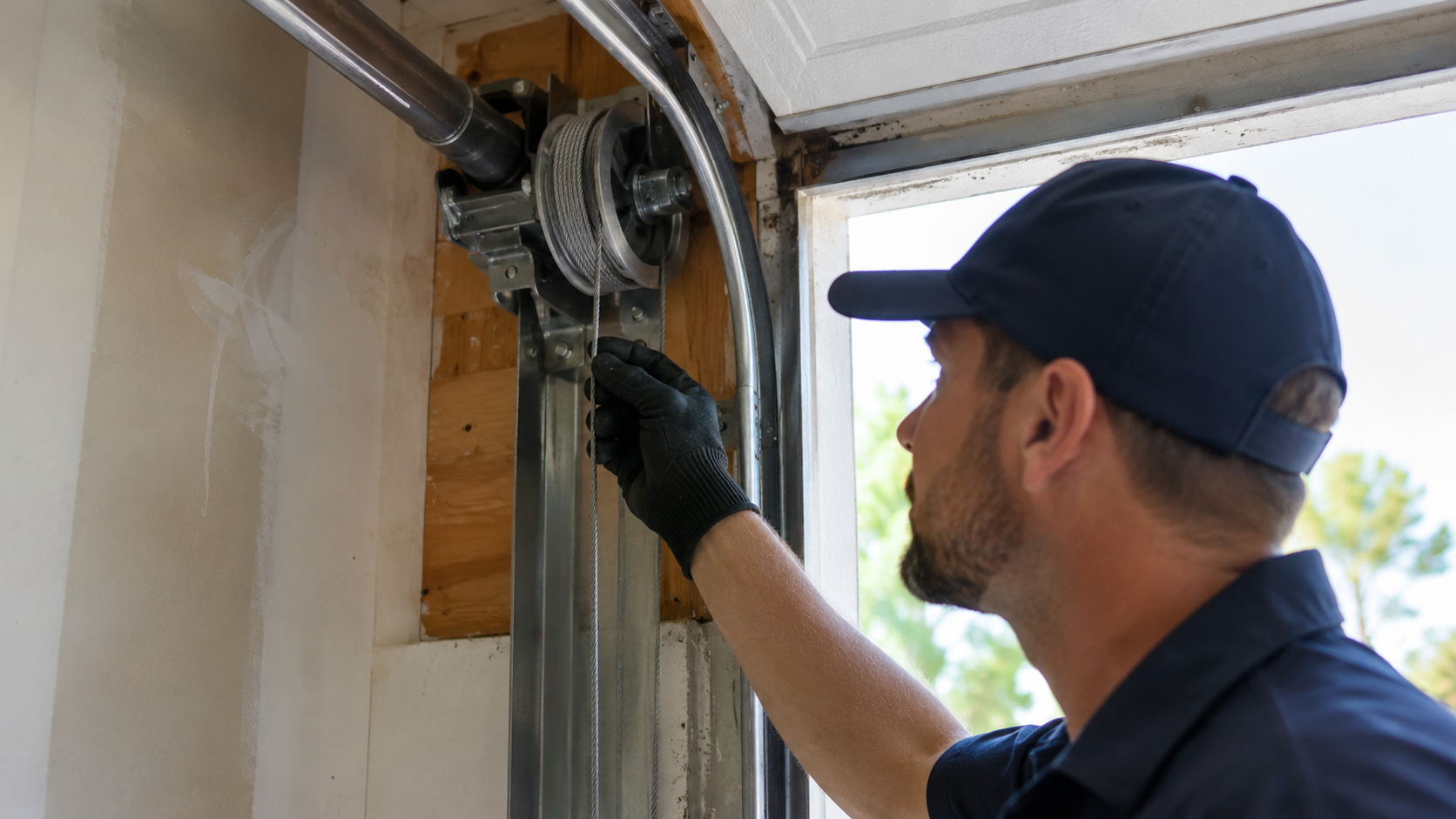 Garage Door Cable Repair Calgary: Loose Cable Warning image for Calgary garage door guidance