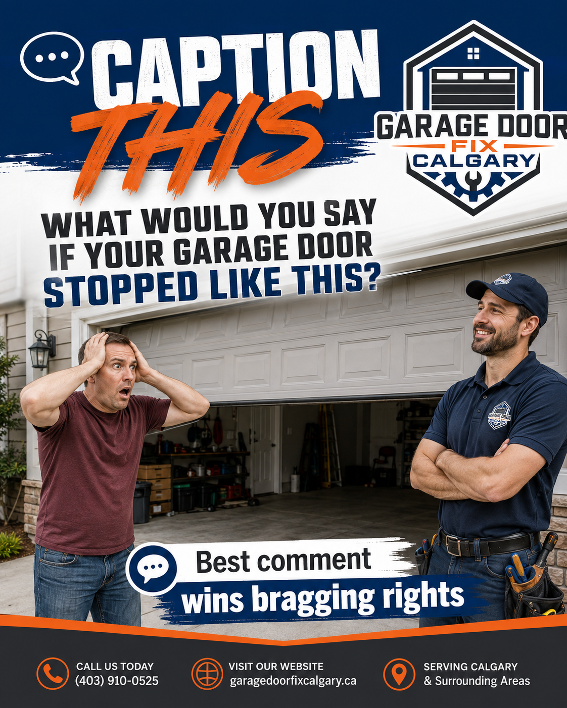 Garage Door Fix Calgary homeowner question about a stopped garage door