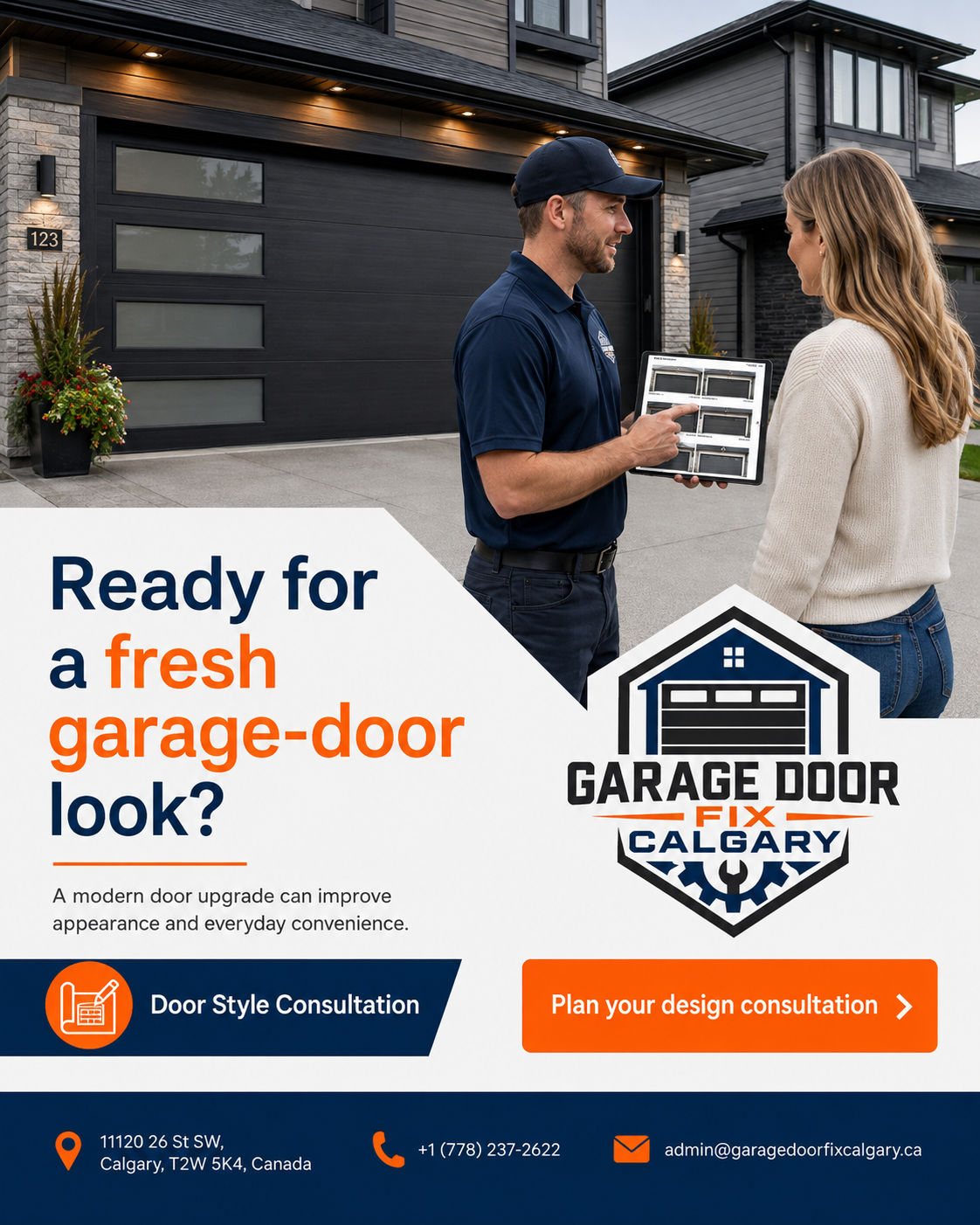 Garage Door Fix Calgary modern garage door style consultation